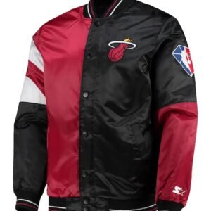 Miami Heat 75th Anniversary Leader Satin Jacket