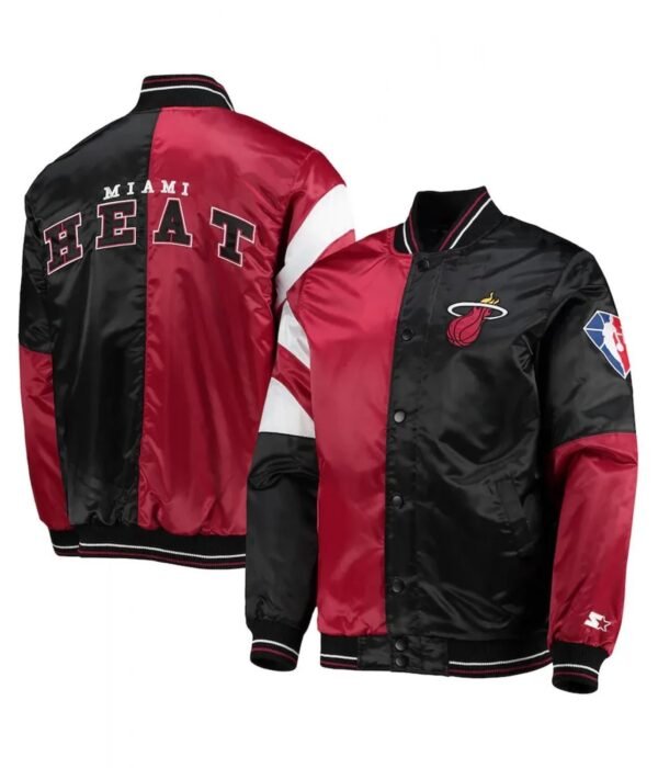 Miami Heat 75th Anniversary Leader Satin Jacket