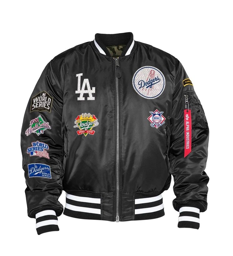 Los Angeles Dodgers Alpha Industries Ma-1 Bomber Jacket