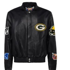 Green Bay Packers Jeff Hamilton Leather Jacket