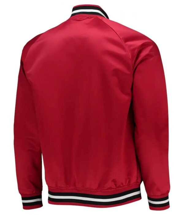 Miami Heat Hardwood Classics Red Satin Jacket