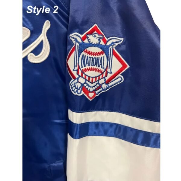 LA Dodgers National Royal Satin Jacket