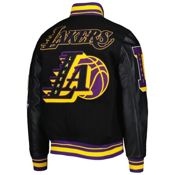 Los Angeles Lakers NBA Finals Champions Black Varsity Jacket