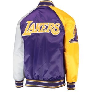 Los Angeles Lakers Reliever Multi Color Varsity Jacket