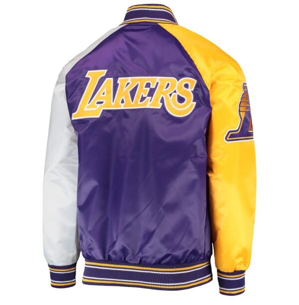 Los Angeles Lakers Reliever Multi Color Varsity Jacket