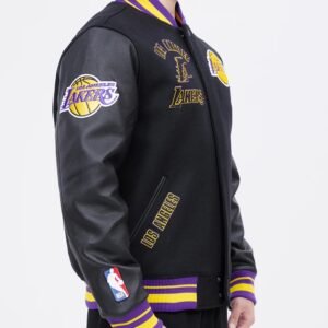 Los Angeles Lakers Retro Classic Rib Wool Varsity Jacket