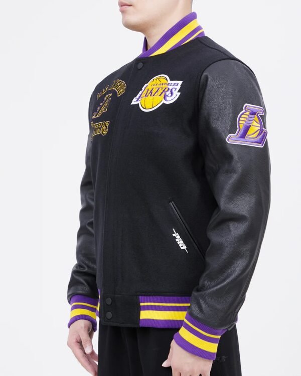 Los Angeles Lakers Retro Classic Rib Wool Varsity Jacket