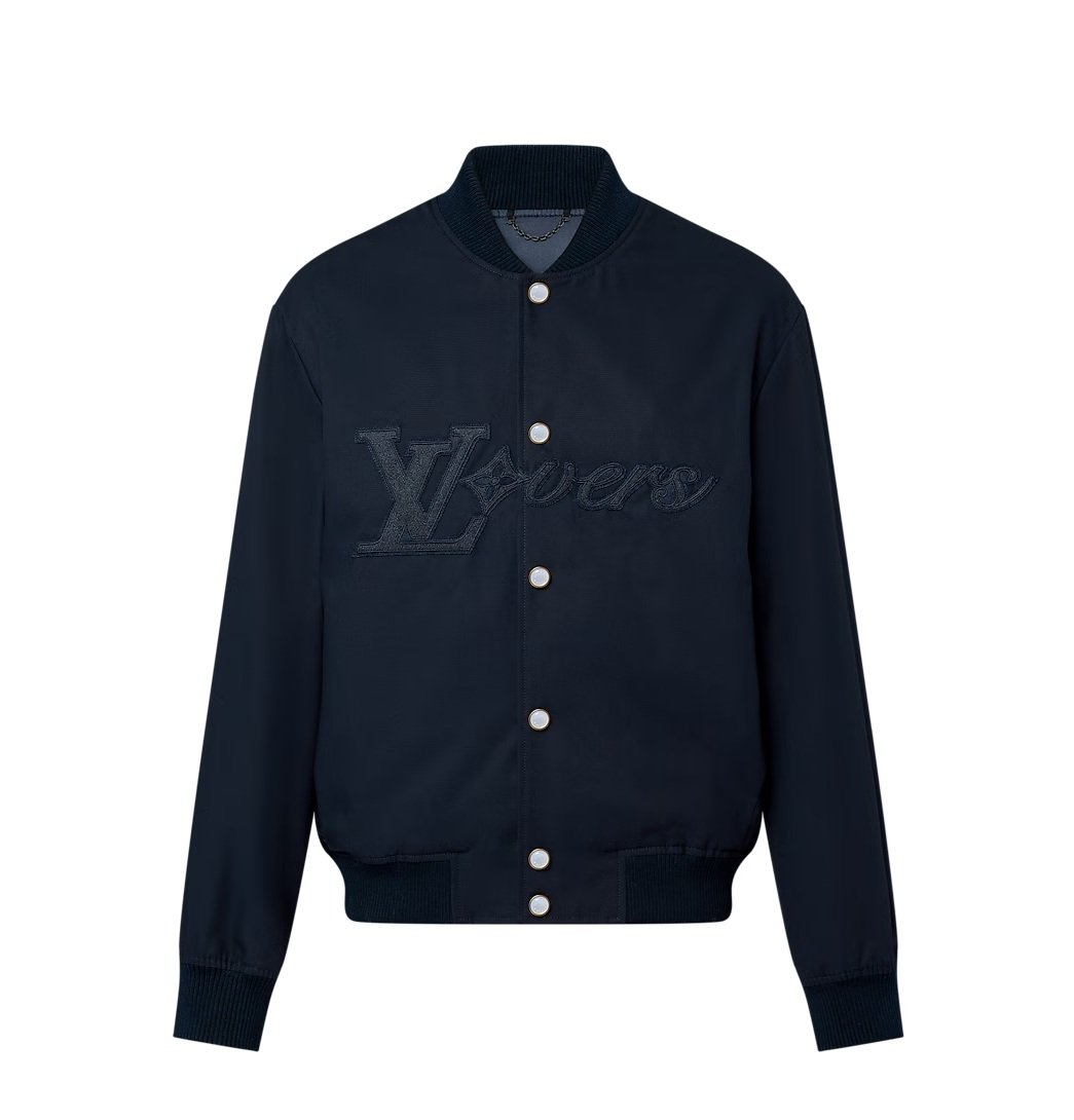 Louis Vuitton Embroidered Cotton Bomber Jacket