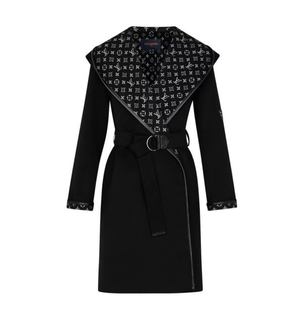 Louis Vuitton Hooded Wrap Coat