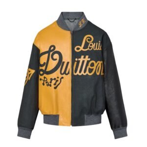 Louis Vuitton Mix Canvas Leather Bomber Jacket