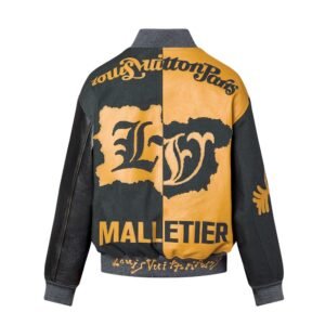 Louis Vuitton Mix Canvas Leather Bomber Jacket