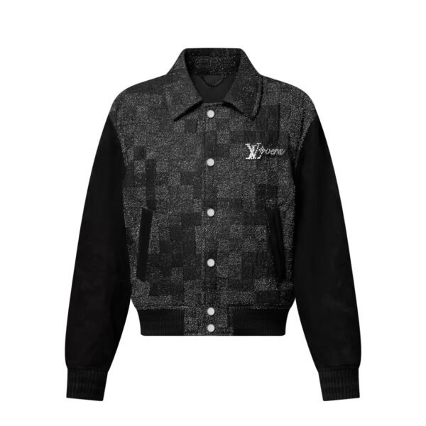 Louis Vuitton Mix Leather Varsity Blouson Jacket