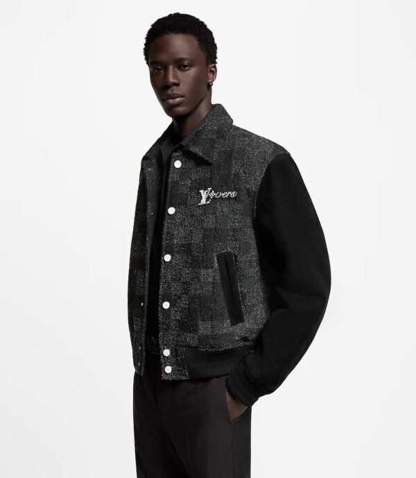 Louis Vuitton Mix Leather Varsity Blouson Jacket