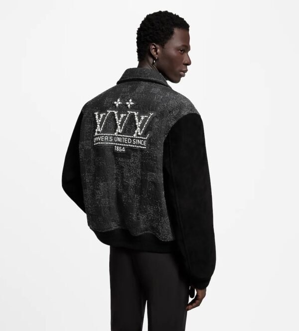 Louis Vuitton Mix Leather Varsity Blouson Jacket