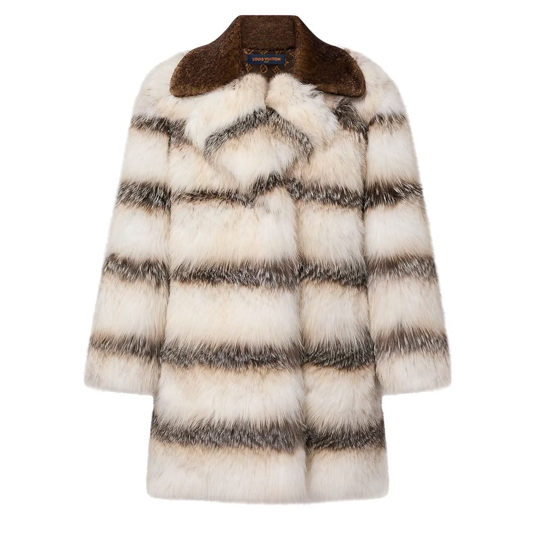 Louis Vuitton Oversized Fur Coat