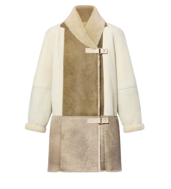 Louis Vuitton Patchwork Shearling Coat