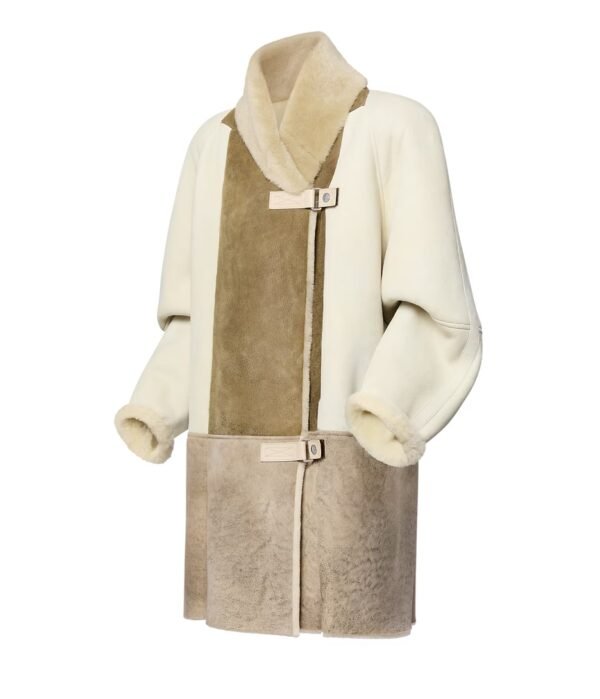 Louis Vuitton Patchwork Shearling Coat