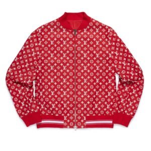 Louis Vuitton Supreme LV Baseball Varsity Jacket