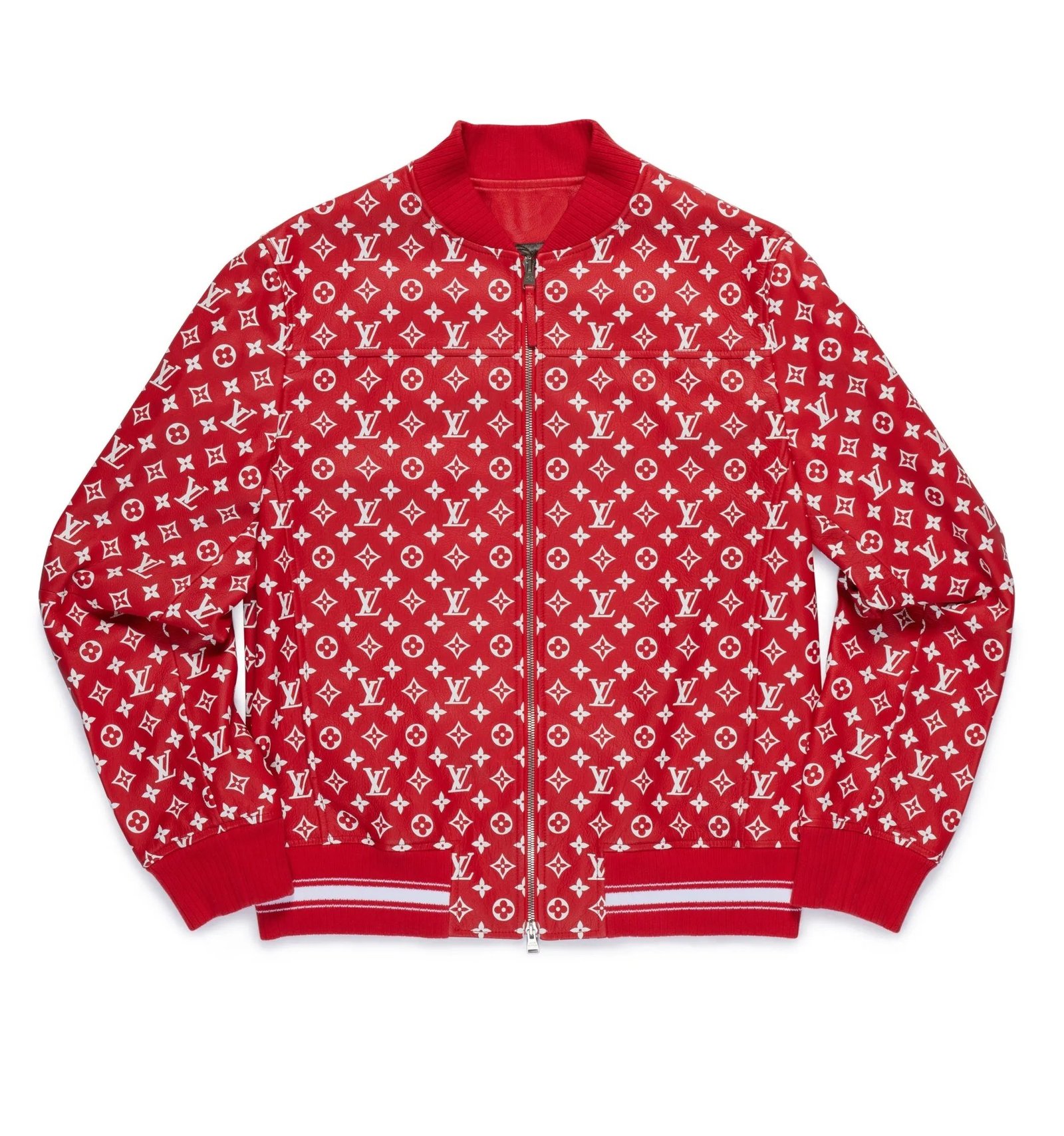 Louis Vuitton Supreme LV Baseball Varsity Jacket
