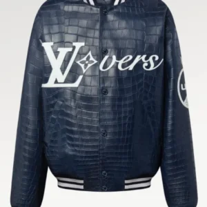 Louis Vuitton Vers 2024 Blue Varsity Jacket