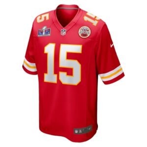 Patrick Mahomes Red Kansas City Chiefs Super Bowl LVIII Game Jersey
