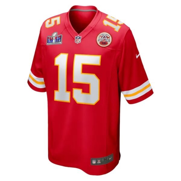 Patrick Mahomes Red Kansas City Chiefs Super Bowl LVIII Game Jersey