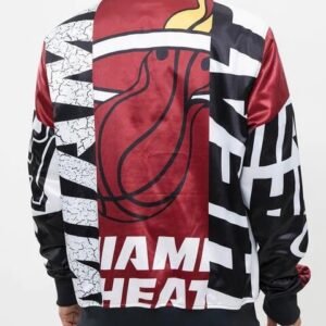 Miami Heat Mashup Satin Jacket