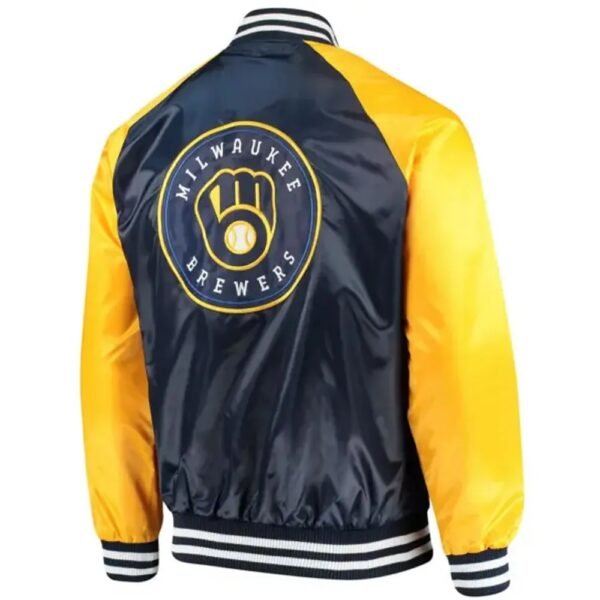 Milwaukee Brewers Blue and Yellow Jacket