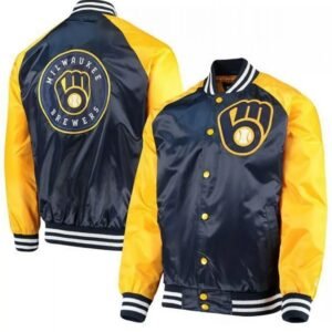 Milwaukee Brewers Blue and Yellow Jacket