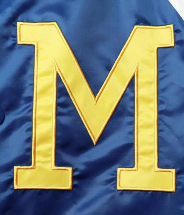 Milwaukee Brewers Tri-Color Full-Snap Satin Jacket