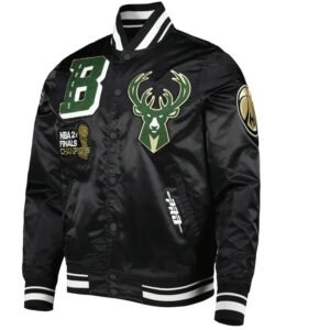 Milwaukee Bucks Mash Up Capsule Satin Jacket