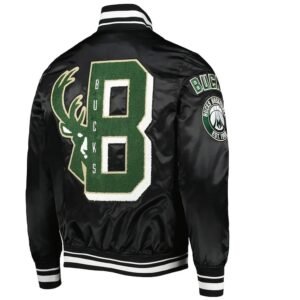 Milwaukee Bucks Mash Up Capsule Satin Jacket
