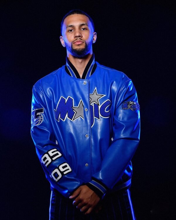 Orlando Magic Jeff Hamilton Blue Varsity Jacket