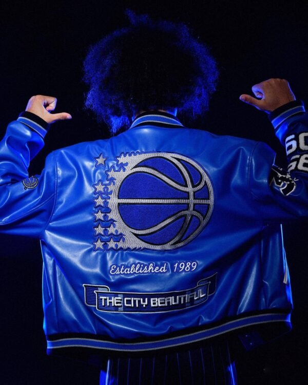 Orlando Magic Jeff Hamilton Blue Varsity Jacket