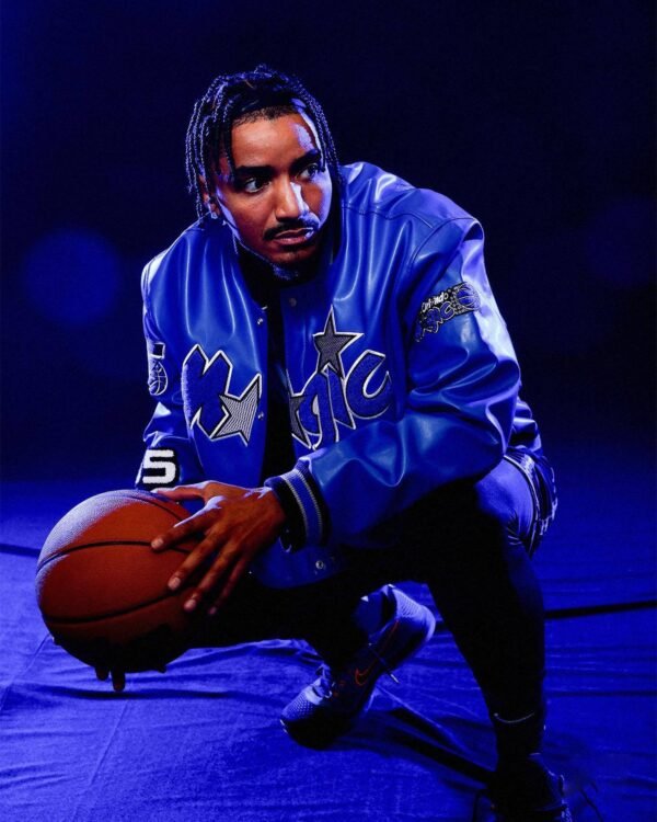 Orlando Magic Jeff Hamilton Blue Varsity Jacket