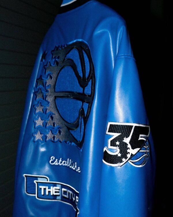 Orlando Magic Jeff Hamilton Blue Varsity Jacket