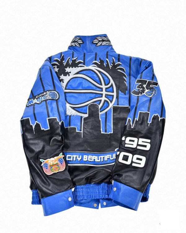 Orlando Magic x Jeff Hamilton NBA Blue Varsity Jacket