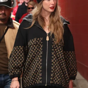 Taylor Swift Louis Vuitton Monogram Jacquard Knit Jacket