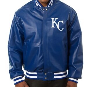 Kansas City Royals Letterman Leather Jacket