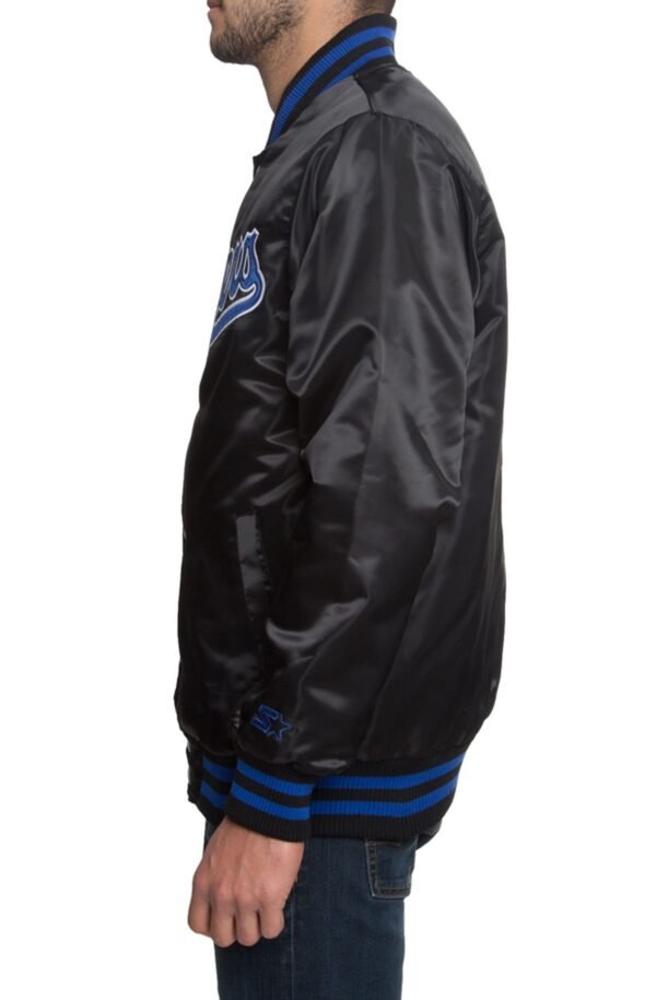 Dodgers Black Satin Jacket