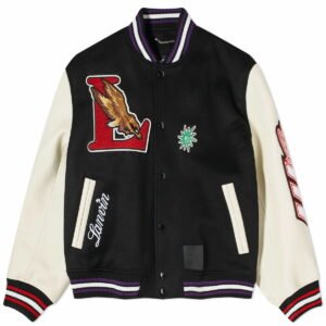 Lanvin Men's x Future Varsity Jacket in Black
