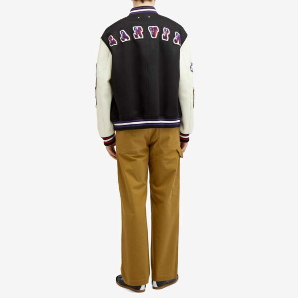 Lanvin Men's x Future Varsity Jacket in Black