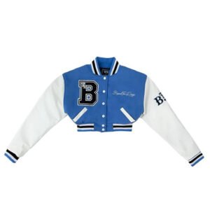 Women’s 1946 Varsity Blue Cropped Jacket