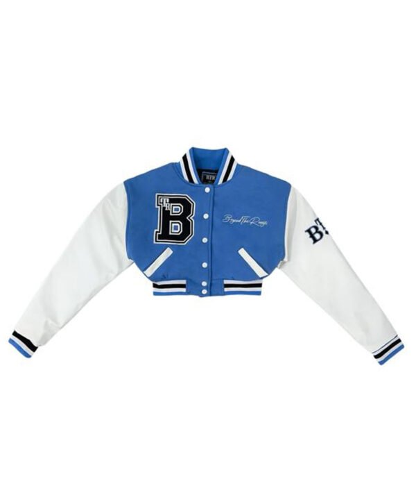 Women’s 1946 Varsity Blue Cropped Jacket