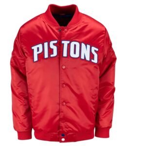 20th Anniversary Detroit Pistons Red Jacket