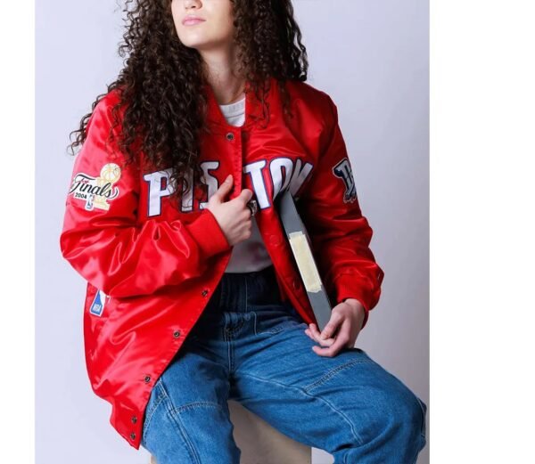 20th Anniversary Detroit Pistons Red Jacket