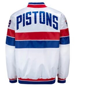 35th Anniversary Detroit Pistons White Jacket