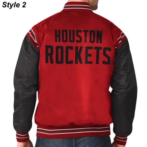 75th Anniversary Houston Rockets Leader Satin Jacket. 75th Anniversary Houston Rockets Leader Satin Jacket.