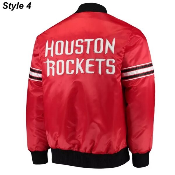75th Anniversary Houston Rockets Leader Satin Jacket.