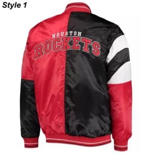 75th Anniversary Houston Rockets Leader Satin Jacket.